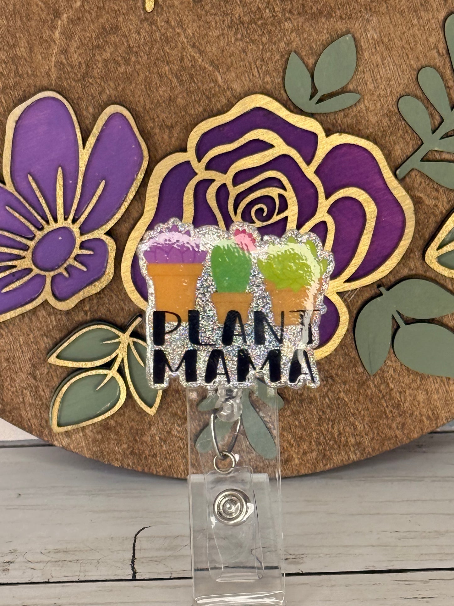 Plant Mama Badge Topper