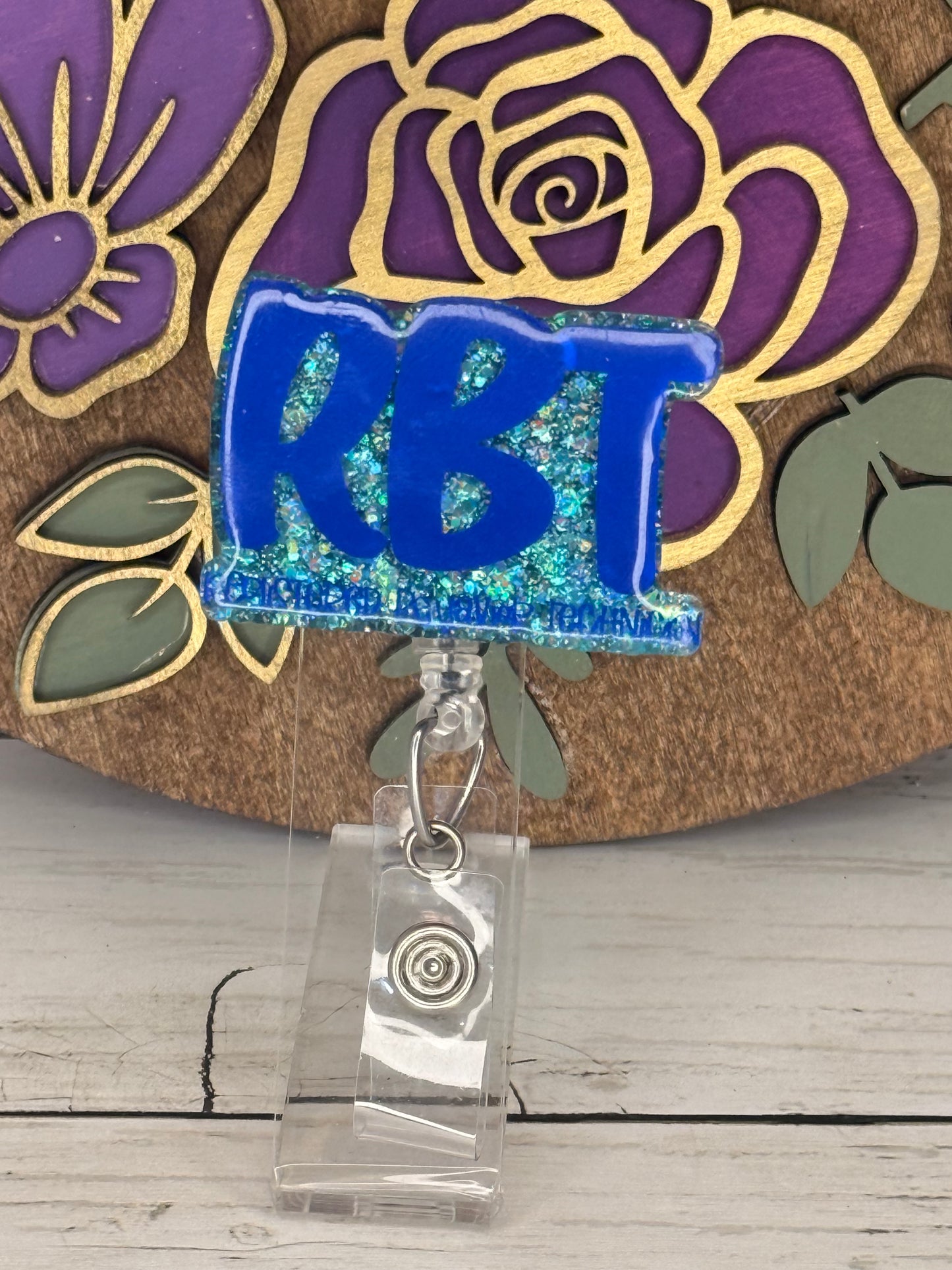 Blue RBT Badge Topper