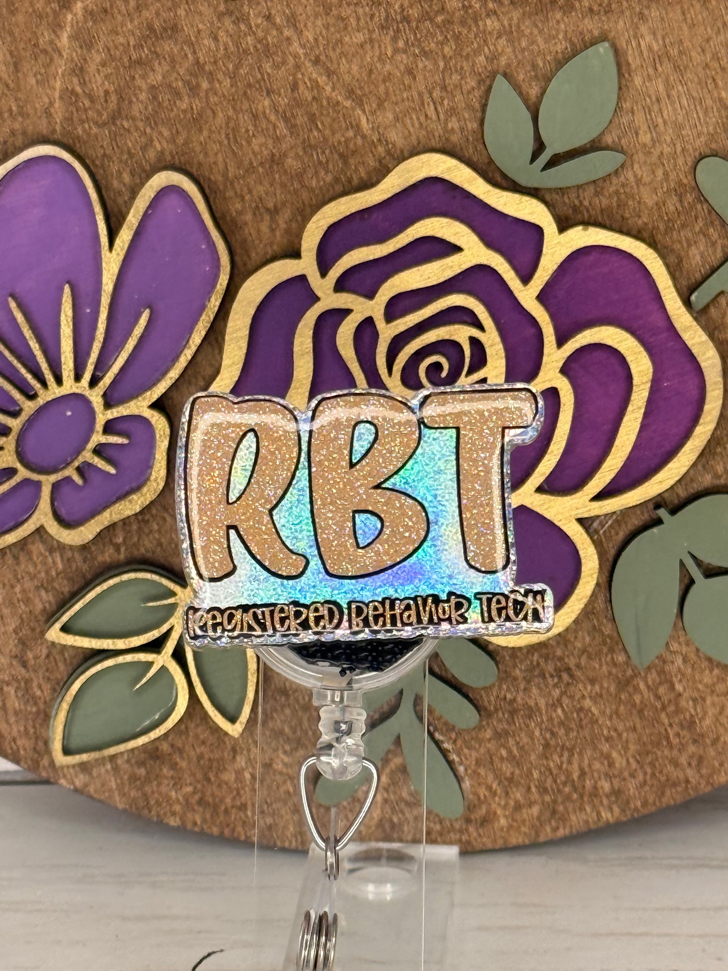 Silver & Gold RBT Badge Topper