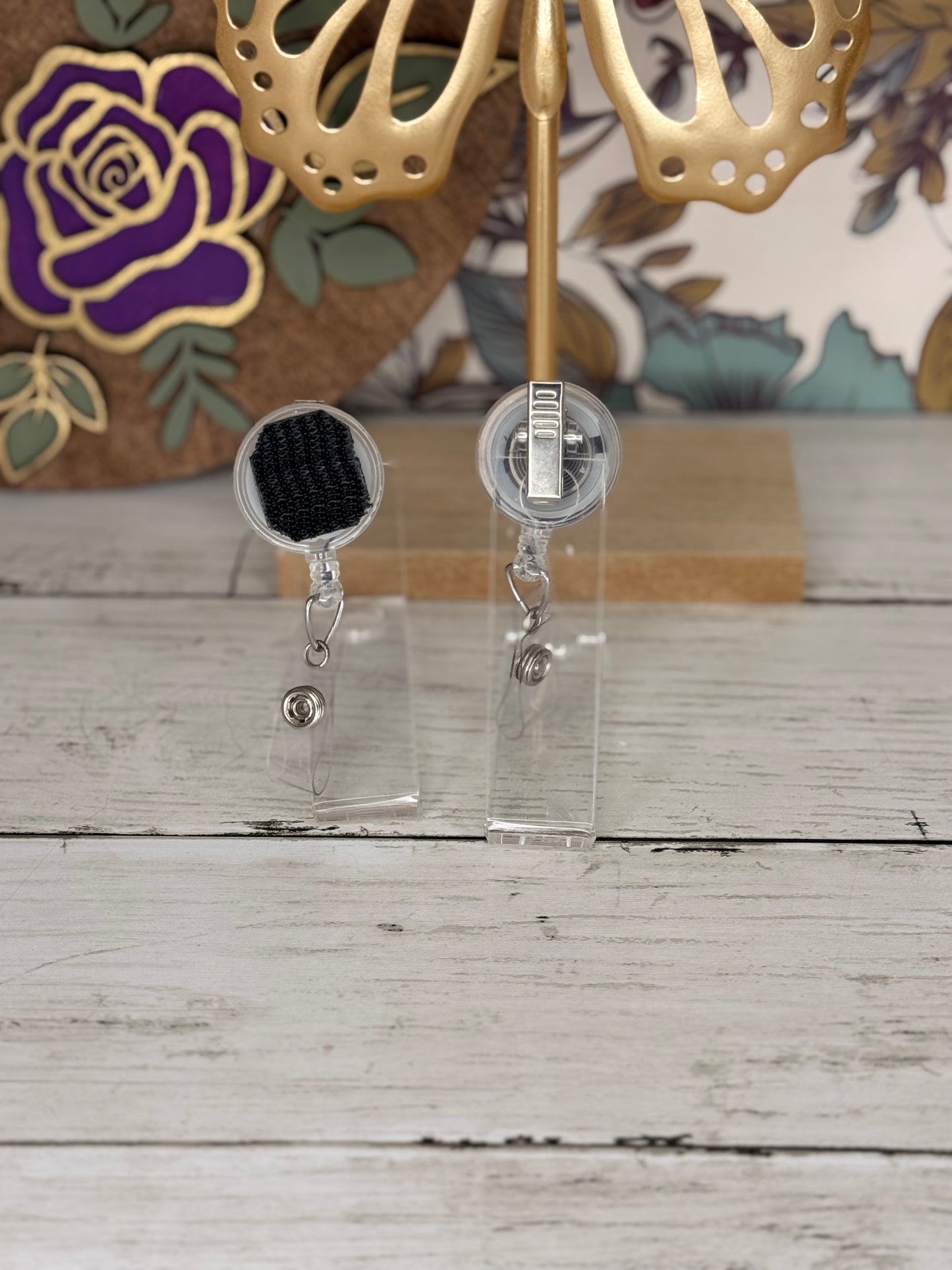 Alligator Clip Badge Base