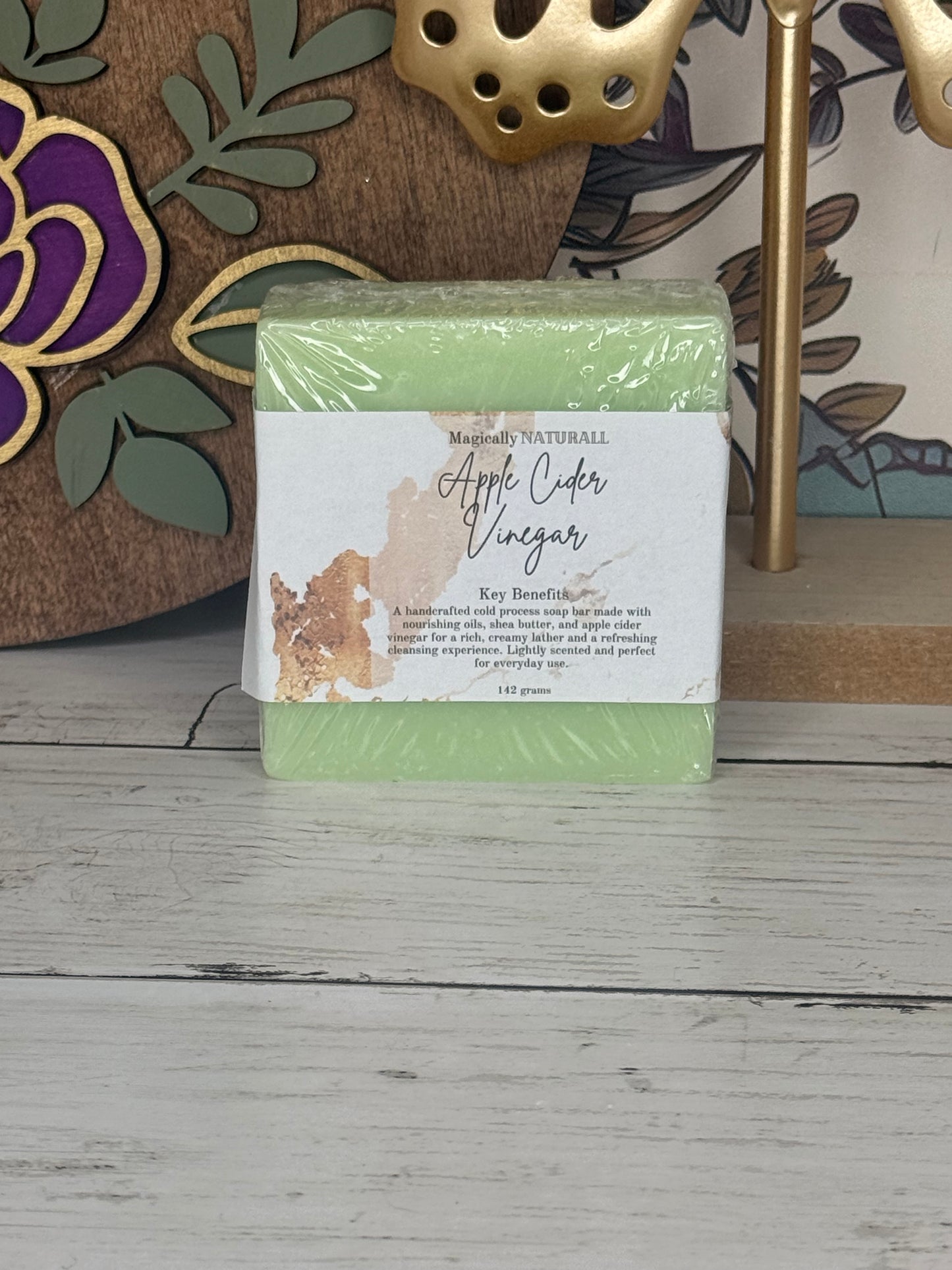 Apple Cider Vinegar Cold Process Soap Bar
