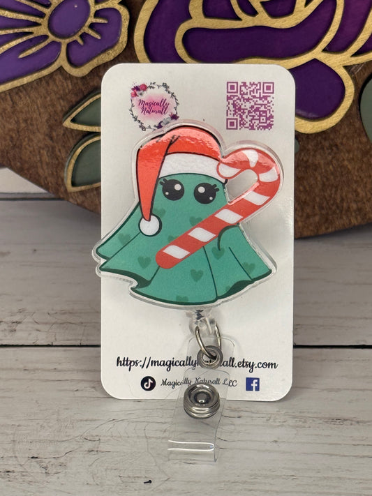 Christmas Ghost Badge Reel