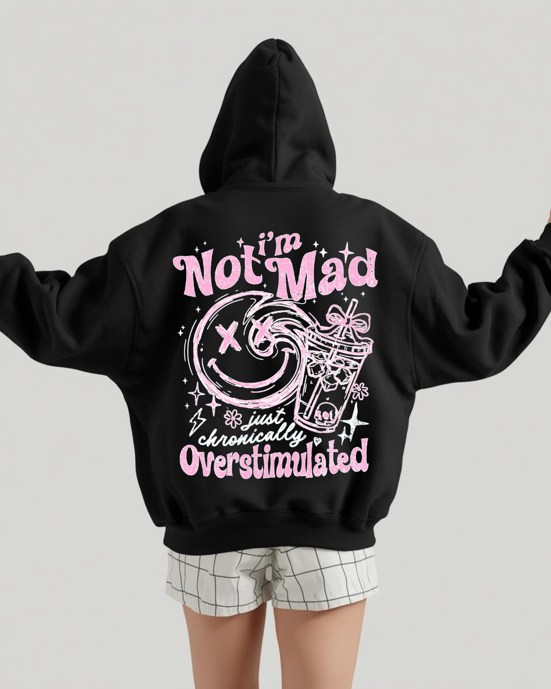 Im Not Mad Pink & White