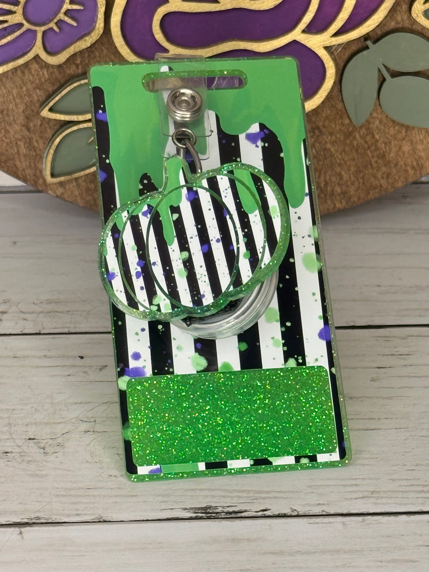 Pumpkin Topper + Beetle Inspired Badge buddy