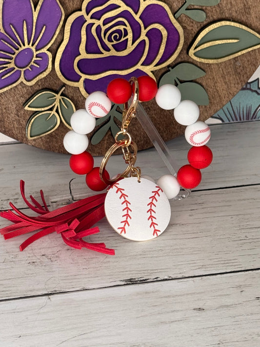 Baseball Wristlet
