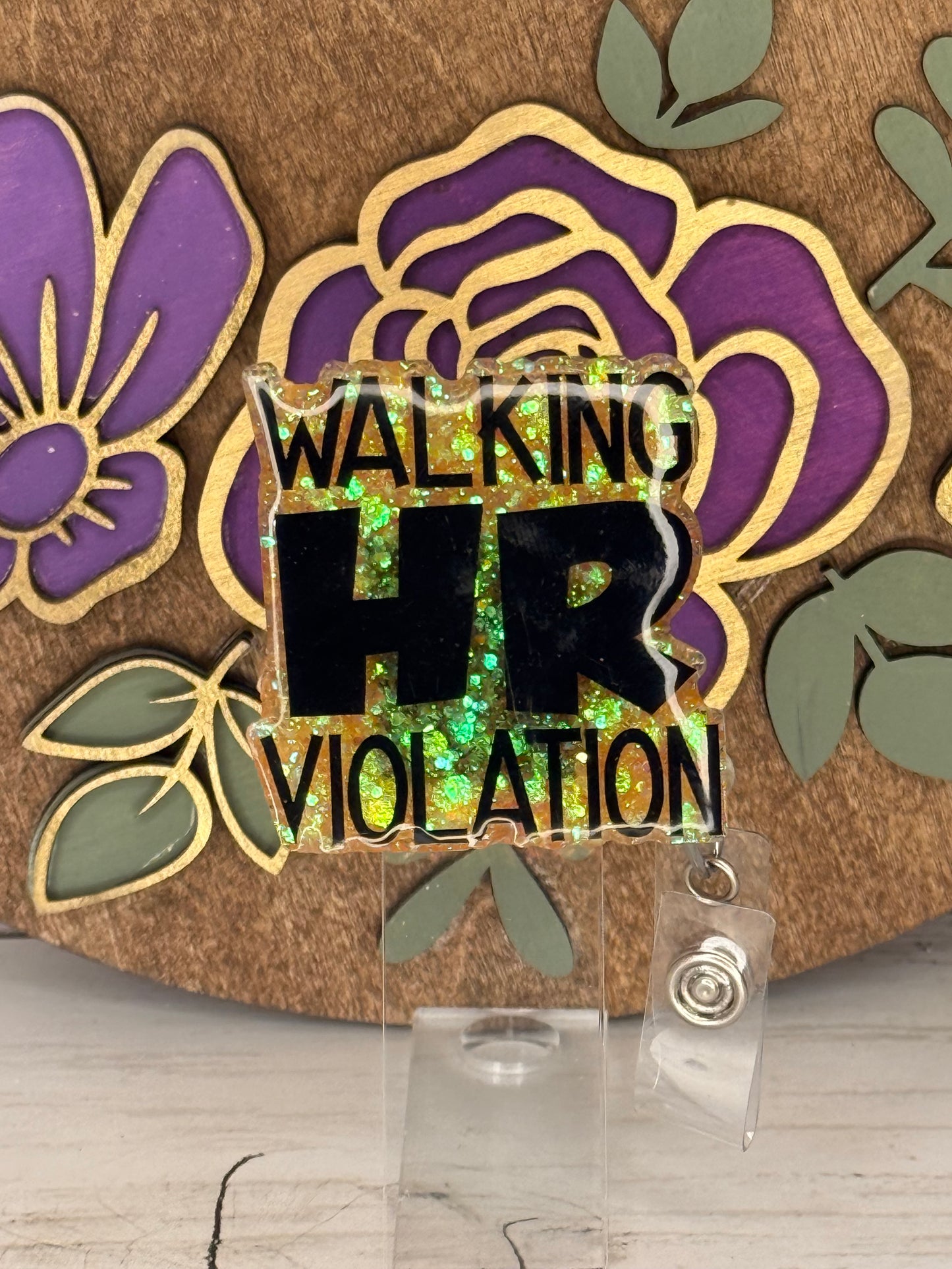 Orange Walking HR Violation Topper