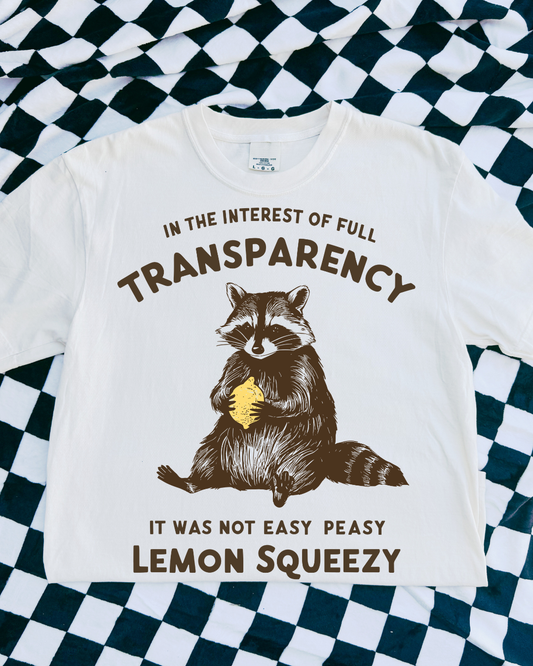 Easy Peasy Lemon Squeezy Tee