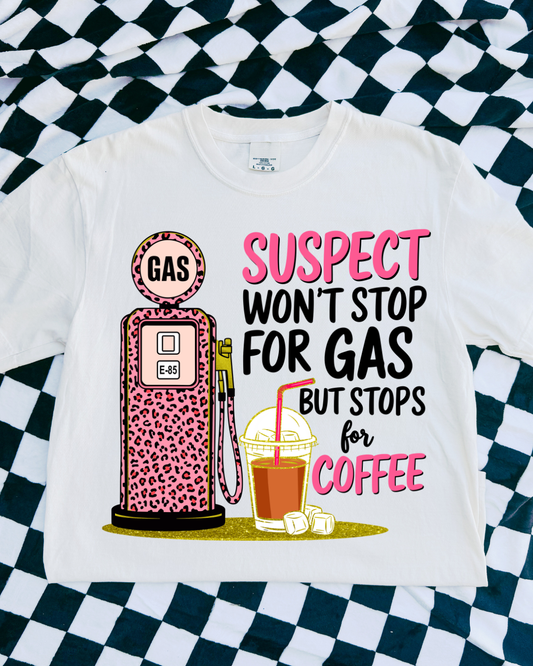 Suspect Runs On Coffee