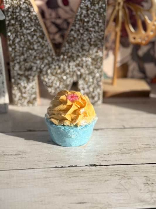 Coconut Cupcake Bath Bomb