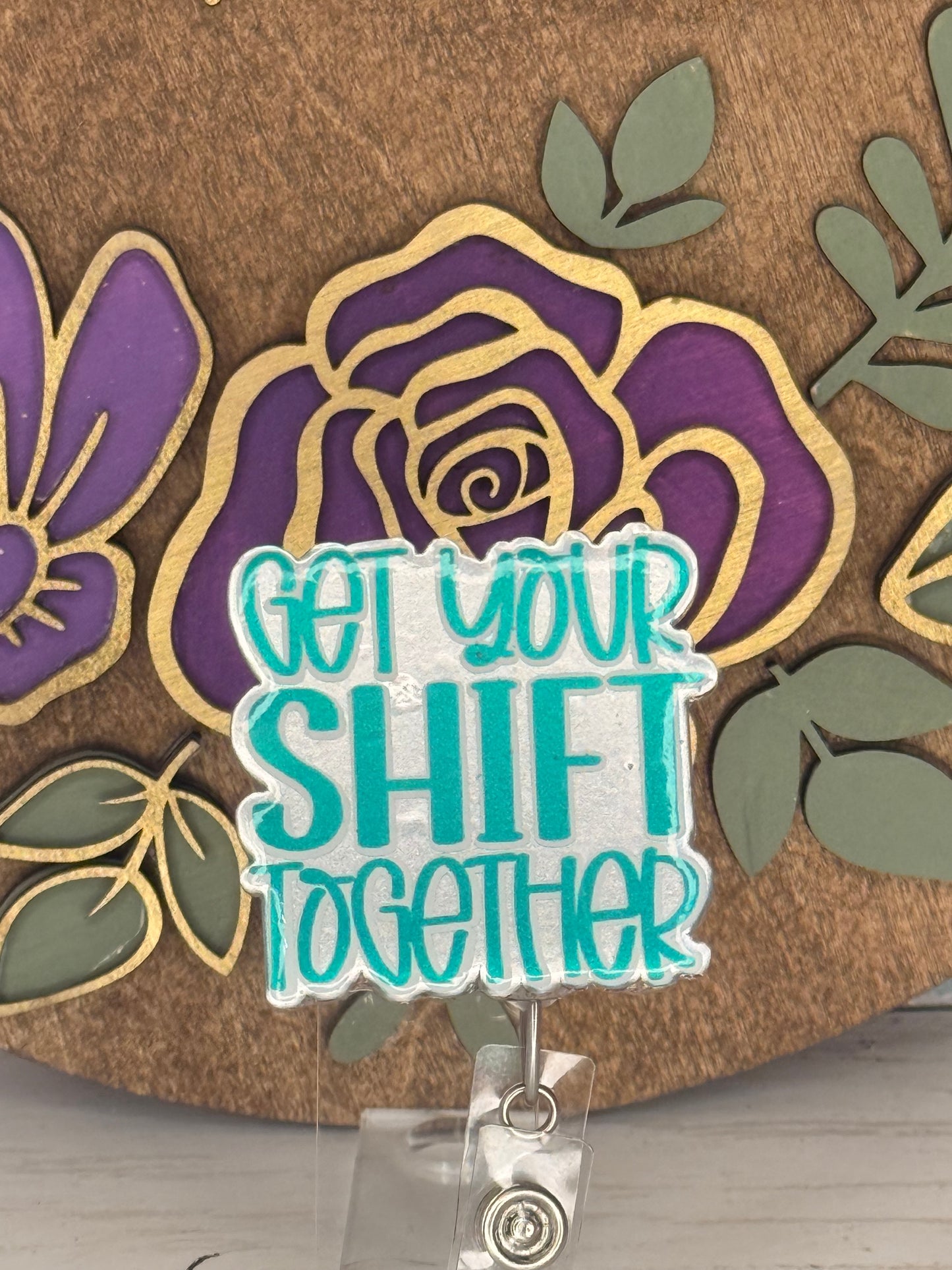 Get Your Shift Together Teal Topper