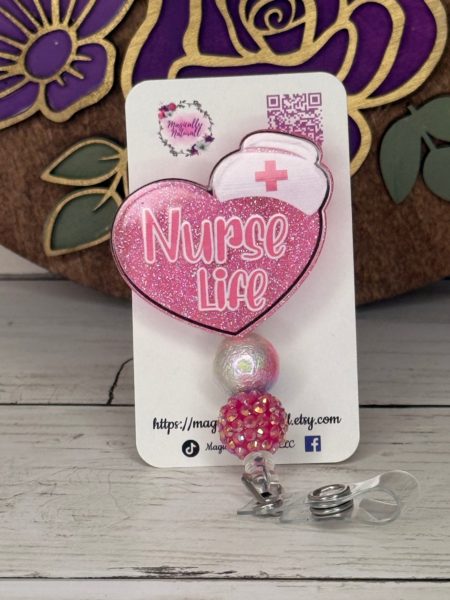 Nurse Life Badge Reel