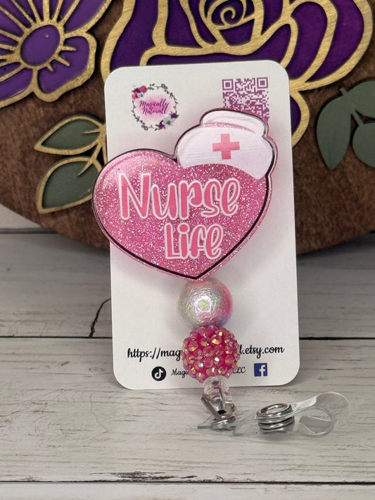 Nurse Life Badge Reel