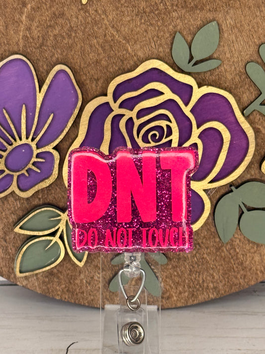 Pink DNT Badge Topper