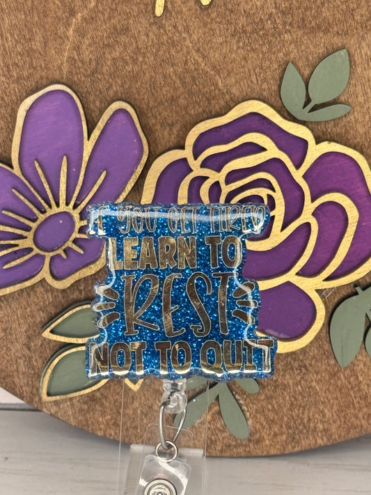 Blue & Gold Rest Topper