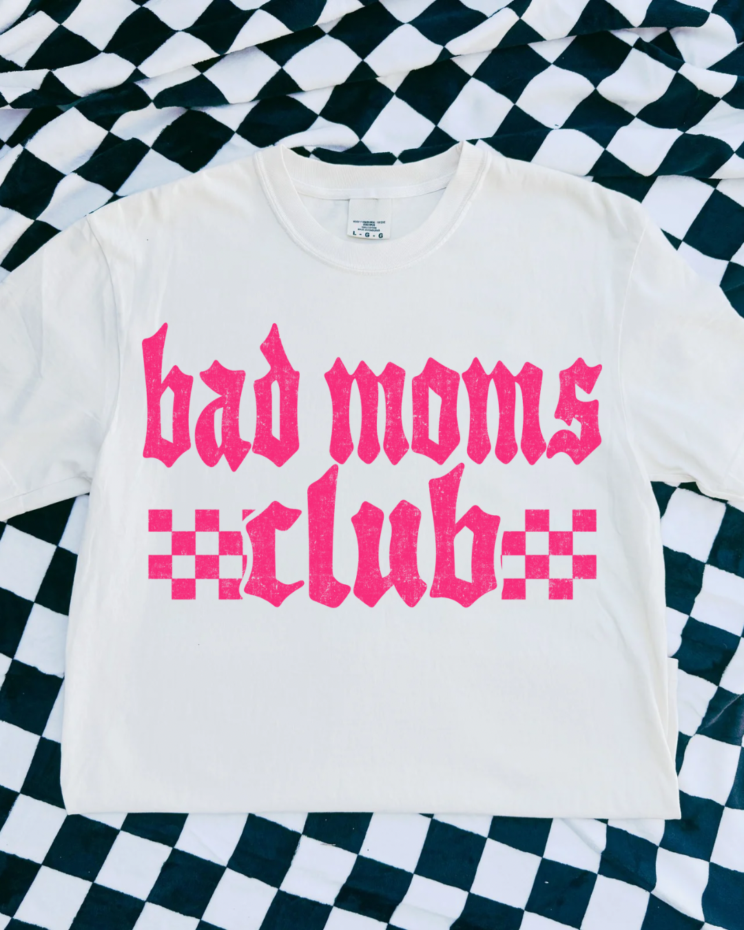 Bad Moms Club Checkered