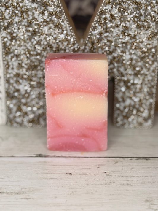 Candy Cane Cold Process Soap Bar