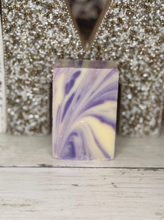 Lavender Lemongrass Cold Process Soap Bar