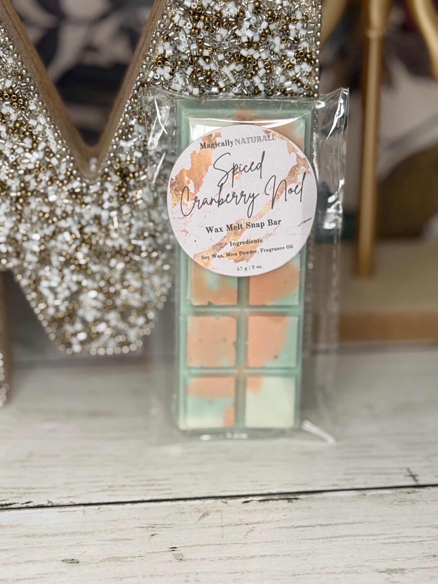 Spiced Cranberry Noel Wax Melt Snap Bar