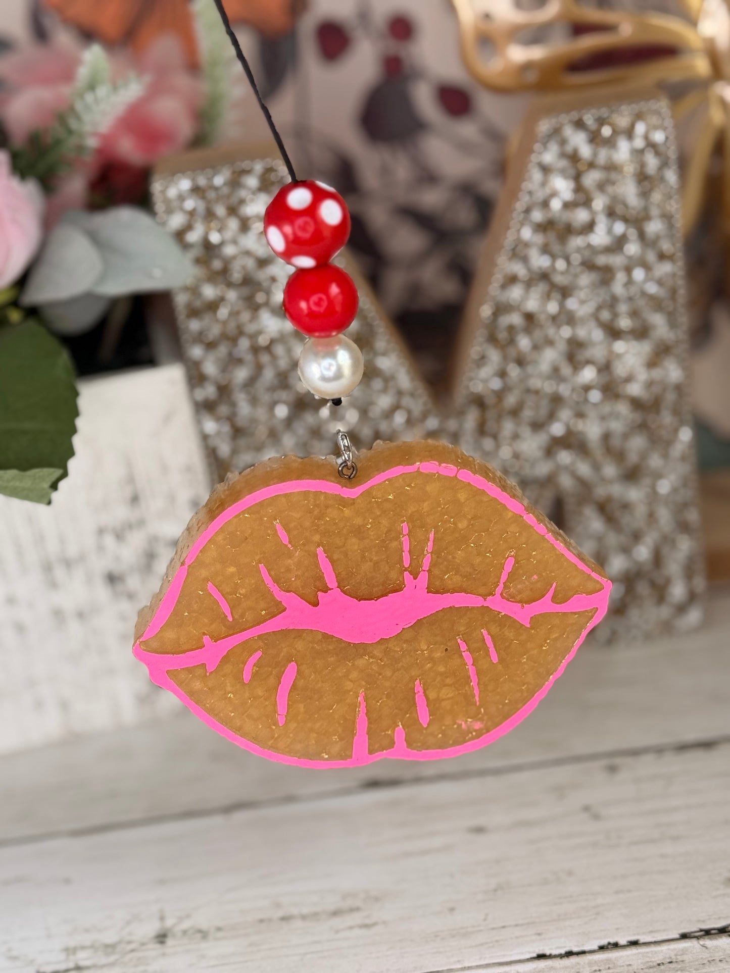 Gold and Pink Freshie Lips Freshie - Mama Tried