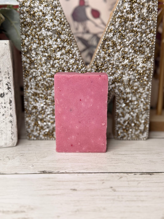 Pink Lemonade Scrub Cold Process Soap Bar