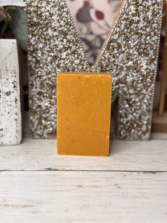 Turmeric Honey & Orange Cold Process Soap Bar