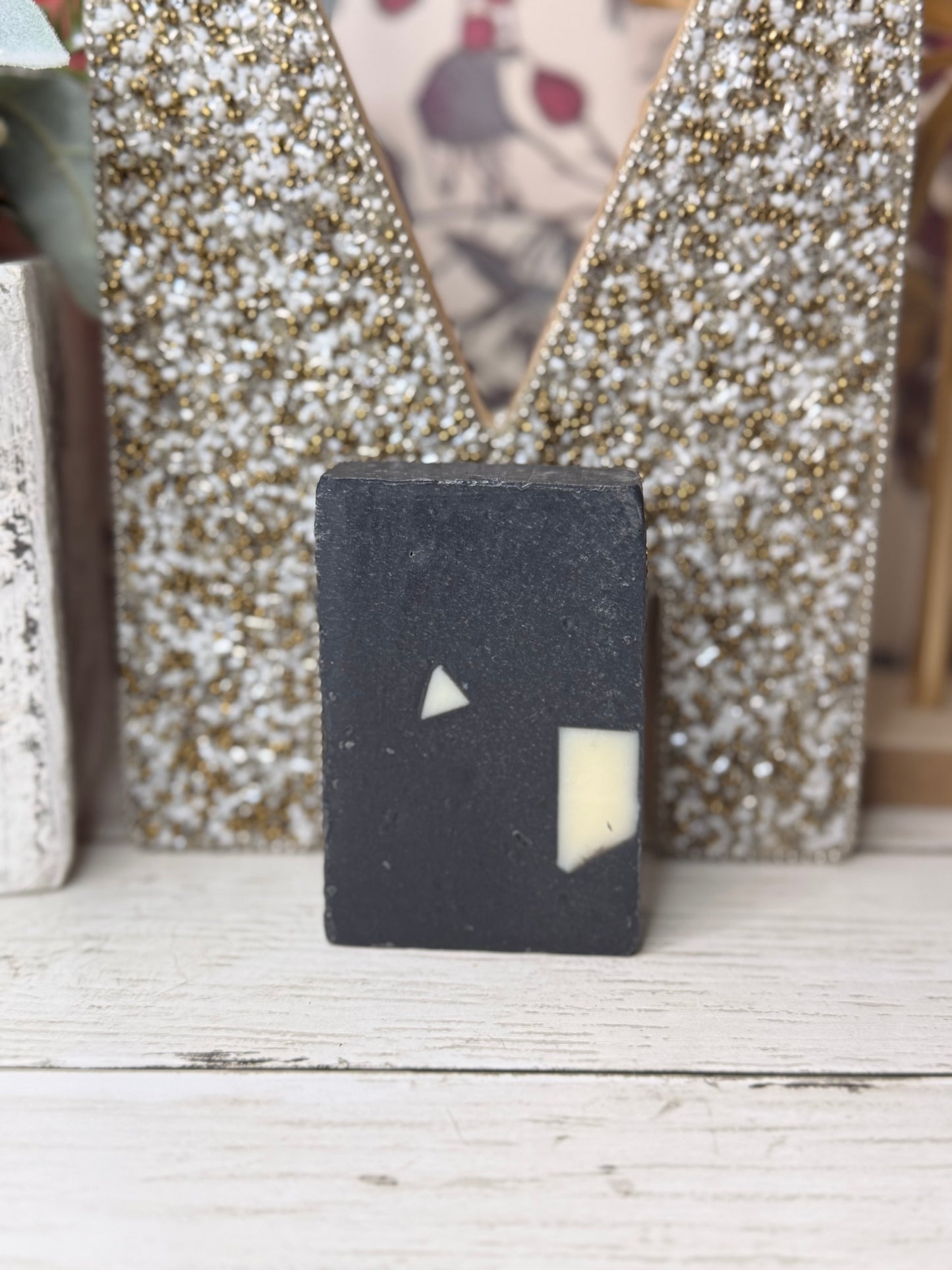 Charcoal Aloe Cold Process Soap Bar