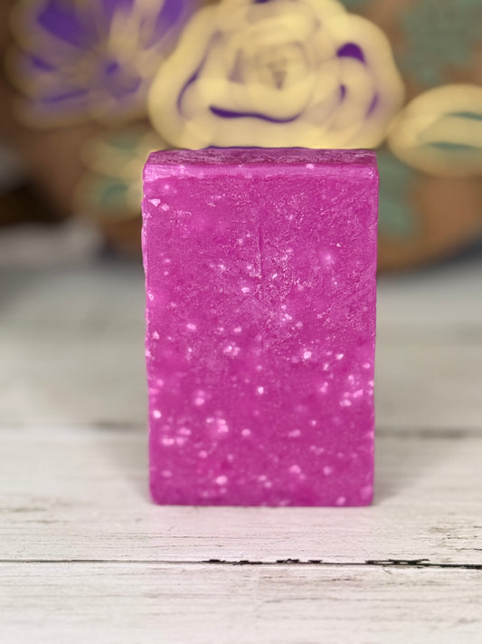 Raspberry Scrub Cold Process Soap Bar