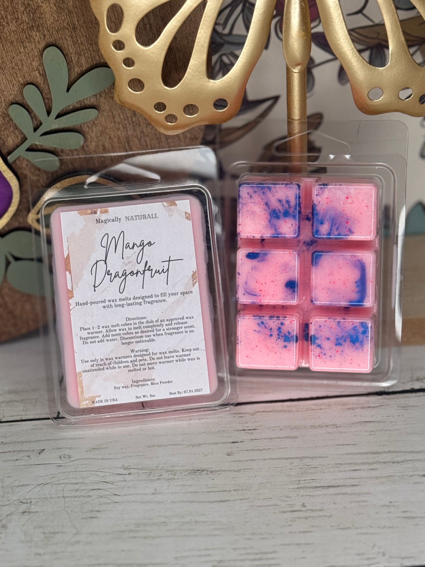 Mango Dragonfruit Clam Shell Wax Melt