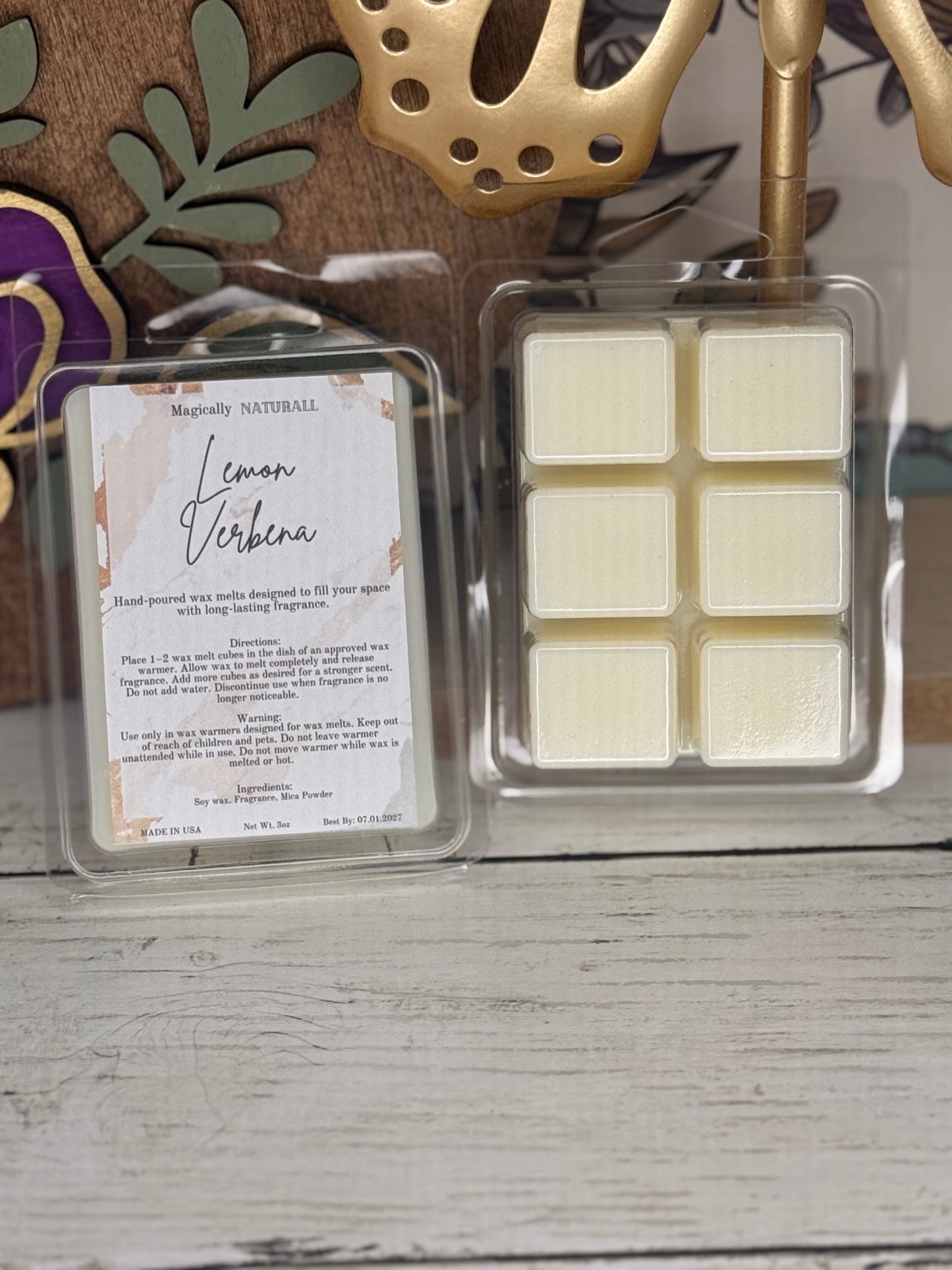 Lemon Verbena Clam Shell Wax Melt